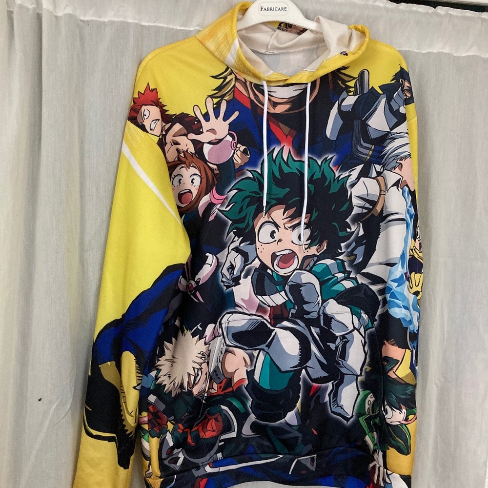MY HERO ACADEMIA hoodie, size XL